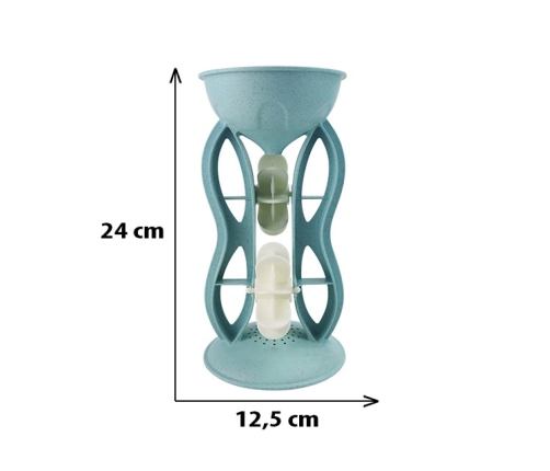 WOOPIE GREEN Zestaw do Piasku z Kołowrotkiem i Konewką 10 el. BIODEGRADOWALNY ORGANICZNY MATERIAŁ