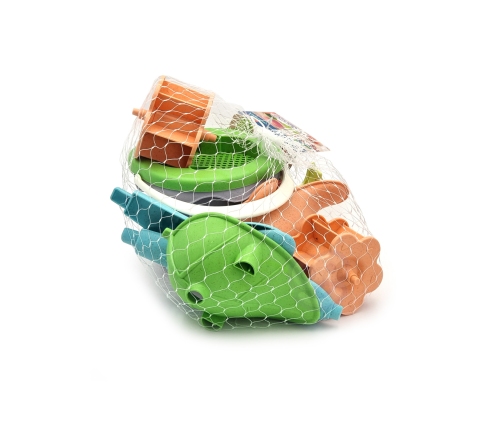 WOOPIE GREEN Zestaw z Wiaderkiem i Kołowrotkiem 4 el. BIODEGRADOWALNY ORGANICZNY MATERIAŁ