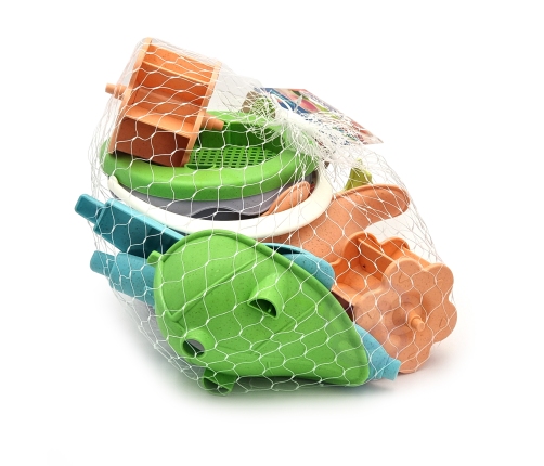 WOOPIE GREEN Zestaw z Wiaderkiem i Kołowrotkiem 4 el. BIODEGRADOWALNY ORGANICZNY MATERIAŁ