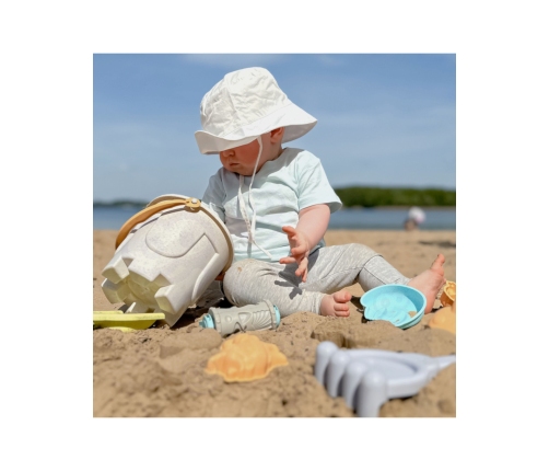 WOOPIE GREEN Zestaw do Piasku z Wiaderkiem i Samochodzikiem 10 el. BIODEGRADOWALNY ORGANICZNY MATERIAŁ