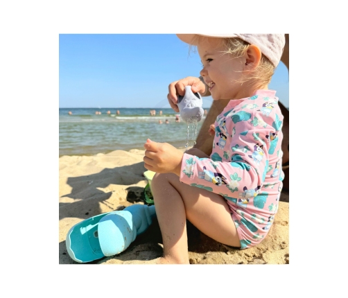 WOOPIE GREEN Zestaw do Piasku z Wiaderkiem i Łopatką Krokodyl w Plecaku 10 el. BIODEGRADOWALNY ORGANICZNY MATERIAŁ