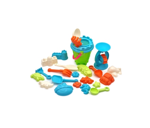 WOOPIE Wielki Zestaw do Piasku z Wiaderkiem 25 el.