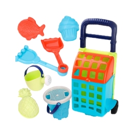 WOOPIE Zestaw do Piasku z Wózkiem 9 el.