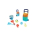 WOOPIE Zestaw do Piasku z Wózkiem 9 el.