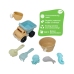 WOOPIE GREEN Zestaw do Piasku Wiaderko Wywrotka 8 el. BIODEGRADOWALNY ORGANICZNY MATERIAŁ