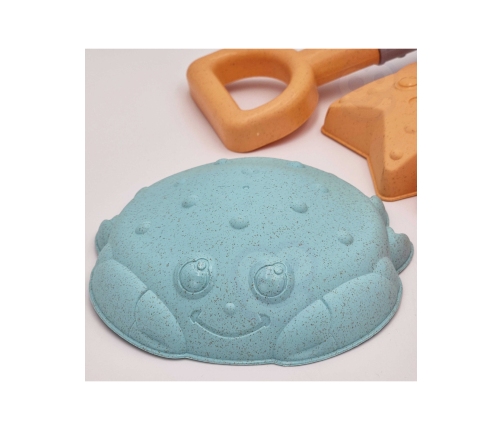 WOOPIE GREEN Zestaw do Piasku w Wiaderku 8 el. BIODEGRADOWALNY ORGANICZNY MATERIAŁ