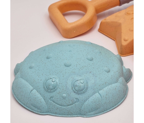 WOOPIE GREEN Zestaw do Piasku w Wiaderku 8 el. BIODEGRADOWALNY ORGANICZNY MATERIAŁ