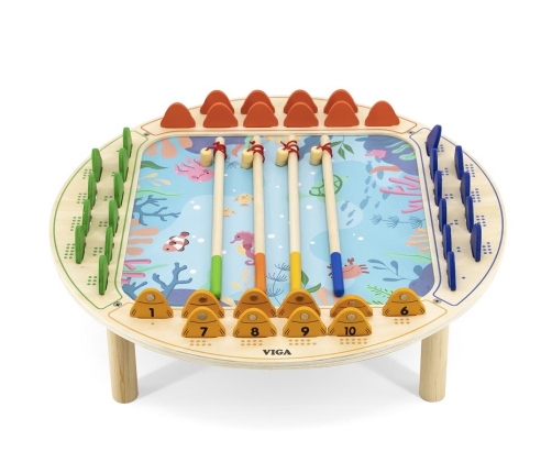 VIGA Drewniana Gra Łowienie Rybek FSC