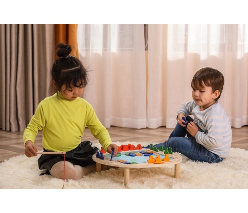 VIGA Drewniana Gra Łowienie Rybek FSC