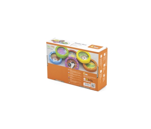 VIGA Drewniany Labirynt Zwierzątka 1szt