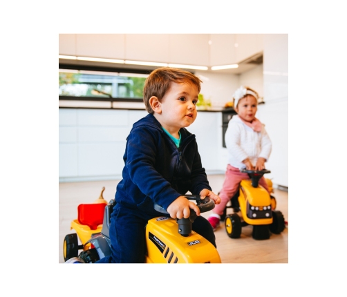 FALK Traktorek JCB Pomarańćzowy z Przyczepką od 1 roku