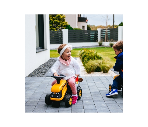 FALK Traktorek JCB Pomarańćzowy z Przyczepką od 1 roku