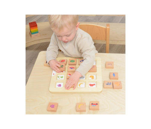 MASTERKIDZ Gra Dopasuj Cienie Łączenie w Pary Rozpoznawanie Przedmiotów Montessori