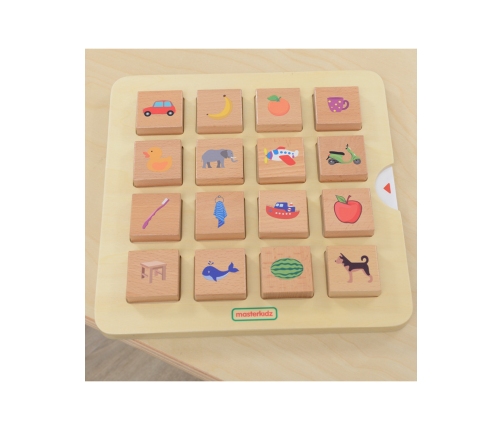 MASTERKIDZ Gra Dopasuj Cienie Łączenie w Pary Rozpoznawanie Przedmiotów Montessori