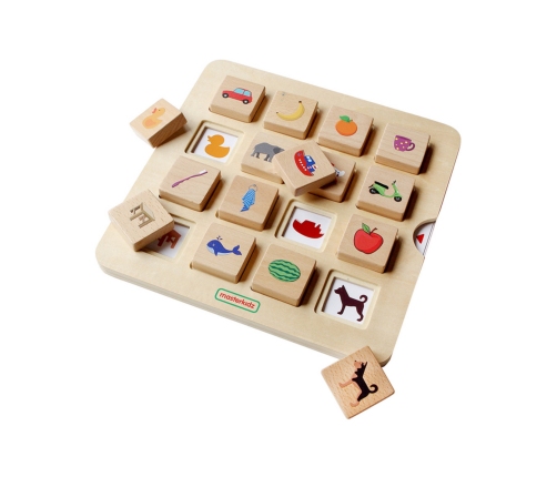 MASTERKIDZ Gra Dopasuj Cienie Łączenie w Pary Rozpoznawanie Przedmiotów Montessori