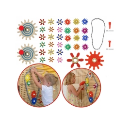 MASTERKIDZ Tablica Ścienna Koła Zębate i Łańcuch 79 El. Zbuduj własny mechanizm MASTERKIDZ Tablica Ścienna Koła Zębate i Łańcuch 79 El. Zbuduj własny mechanizm