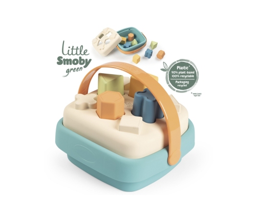 SMOBY Little Green Sorter w Koszyku Bioplastik