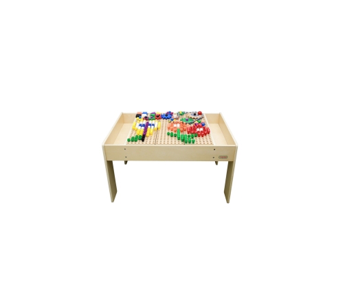 MASTERKIDZ Drewniany Stół Edukacyjny +AKCESORIA STEM WALL