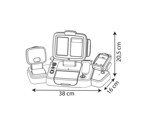 SMOBY Kasa Sklepowa Elektroniczna Ze Skanerem i Wagą