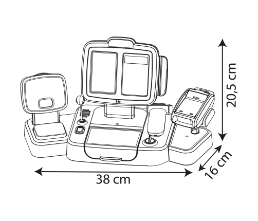SMOBY Kasa Sklepowa Elektroniczna Ze Skanerem i Wagą