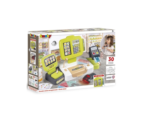 SMOBY Kasa Sklepowa Elektroniczna Ze Skanerem i Wagą