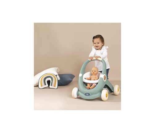 SMOBY Little Chodzik 3w1 Pchacz Interaktywny Wózek