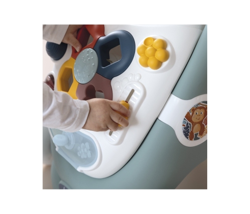 SMOBY Little Chodzik 3w1 Pchacz Interaktywny Wózek