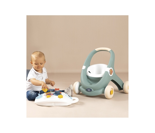 SMOBY Little Chodzik 3w1 Pchacz Interaktywny Wózek