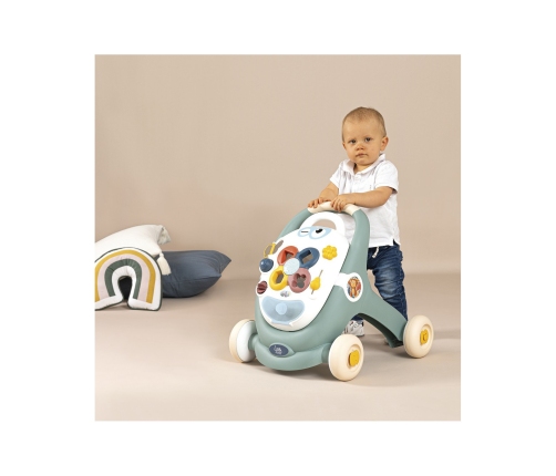 SMOBY Little Chodzik 3w1 Pchacz Interaktywny Wózek