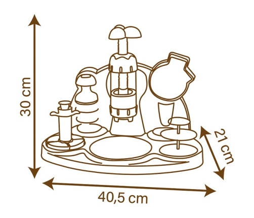 SMOBY Chef Fabryka Ciasteczek Zdrowych Ciastek