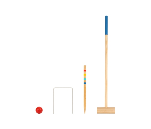 Tooky Toy Drewniany Krykiet Gra Sportowa Ogrodowa Dla 4 Osób