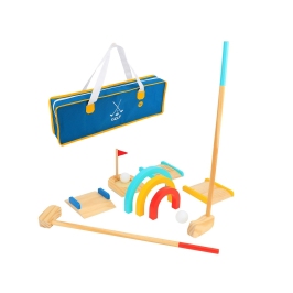 Tooky Toy Drewniany Zestaw do Gry w Golfa dla 2 Osób 13 el. Tooky Toy Drewniany Zestaw do Gry w Golfa dla 2 Osób 13 el.