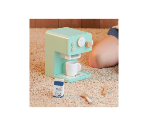 CLASSIC WORLD Drewniany Ekspres do Kawy Zestaw dla Dzieci 7 el.