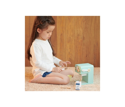 CLASSIC WORLD Drewniany Ekspres do Kawy Zestaw dla Dzieci 7 el.