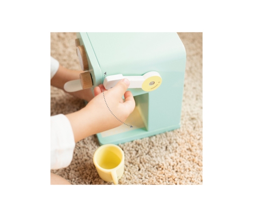 CLASSIC WORLD Drewniany Ekspres do Kawy Zestaw dla Dzieci 7 el.