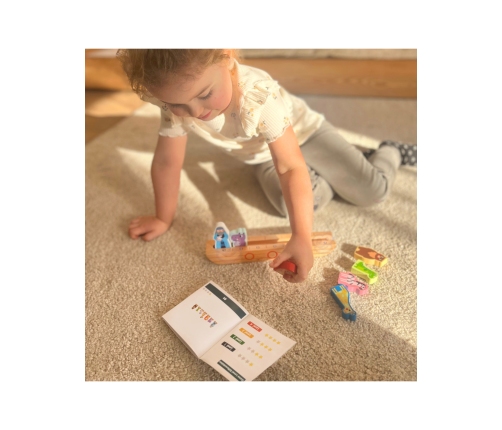 Tooky Toy Drewniana Arka Noego + Książeczka z Zagadkami