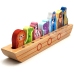 Tooky Toy Drewniana Arka Noego + Książeczka z Zagadkami