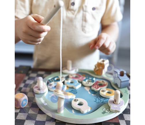 VIGA PolarB Drewniana Gra Łowienie Rybek