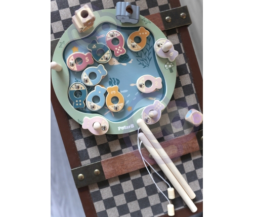 VIGA PolarB Drewniana Gra Łowienie Rybek