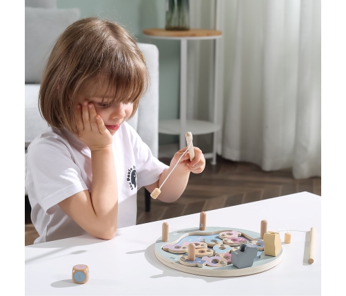 VIGA PolarB Drewniana Gra Łowienie Rybek