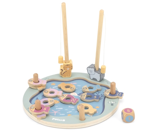 VIGA PolarB Drewniana Gra Łowienie Rybek