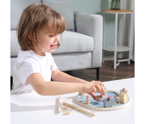 VIGA PolarB Drewniana Gra Łowienie Rybek