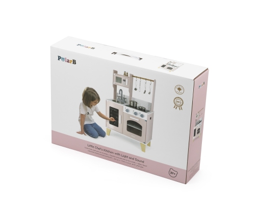 VIGA PolarB Drewniana Kuchnia Światło Dźwięk + Akcesoria