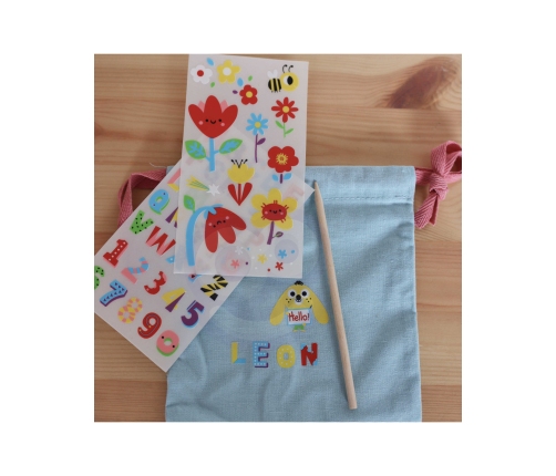 WOOPIE ART&FUN Zestaw Kreatywny Magiczna Torebka + Naklejki do Dekoracji ponad 109 szt.