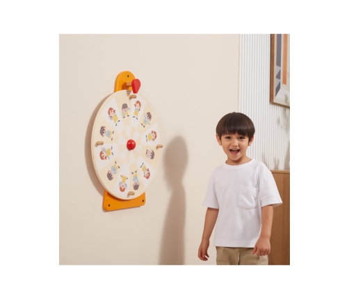 VIGA Tablica Ścienna Koło Pokaż Emocje Certyfikat FSC Montessori