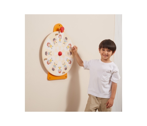 VIGA Tablica Ścienna Koło Pokaż Emocje Certyfikat FSC Montessori