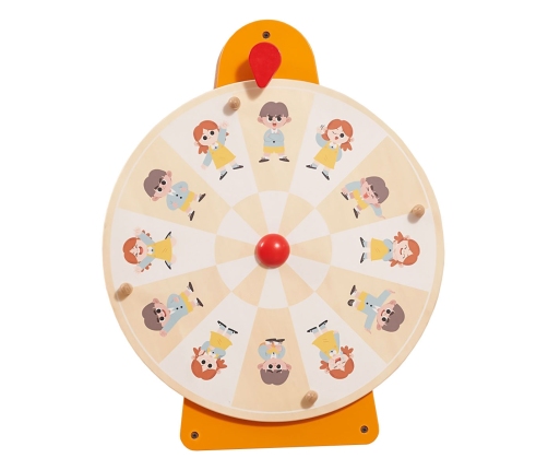 VIGA Tablica Ścienna Koło Pokaż Emocje Certyfikat FSC Montessori