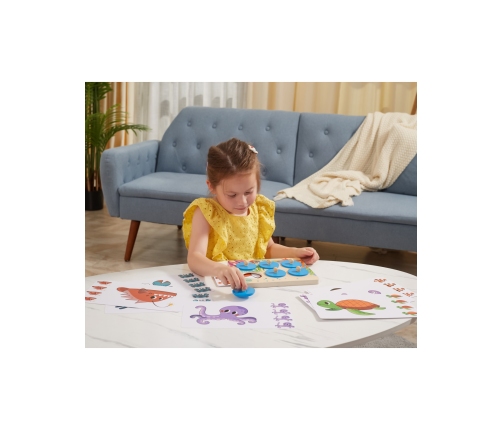 VIGA Gra Porównaj Znajdź Różnice Zwierzęta Morskie