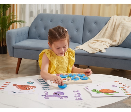 VIGA Gra Porównaj Znajdź Różnice Zwierzęta Morskie