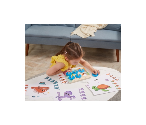 VIGA Gra Porównaj Znajdź Różnice Zwierzęta Morskie